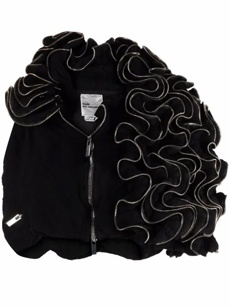 Comme Des Garçons Noir Kei Ninomiya шерстяной жилет асимметричного кроя с оборками