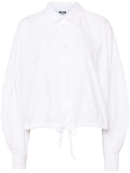 MSGM рубашка Taffetà, белый