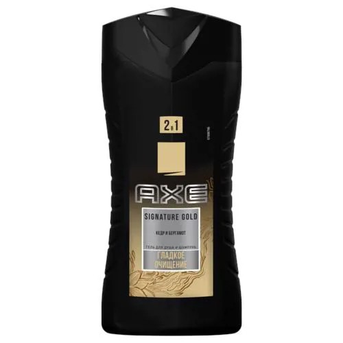 Гель для душа и шампунь Axe Cedar smooth, 250 мл