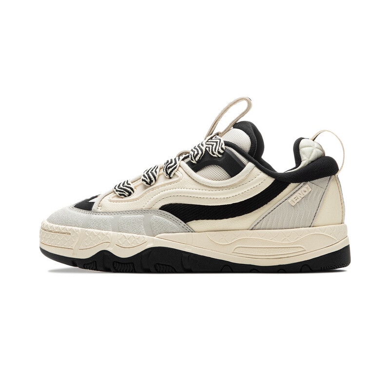 Кроссовки LINING CF Pursuit Of Honor 4 Skateboarding Shoes Women's Low-top Gray, серый/черный