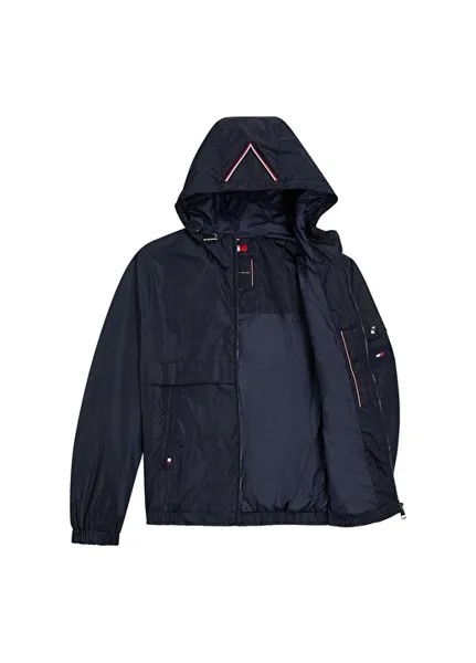 Синее мужское пальто Tommy Hilfiger