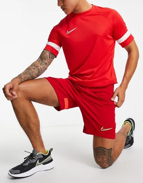 Красные шорты Nike Football Dri-FIT Academy 21-Красный
