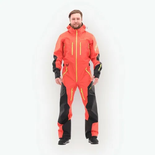 Комбинезон Dragonfly Комбинезон для активного отдыха Dragonfly SUPERLIGHT 3L MAN Red-Yellow, размер XL, красный