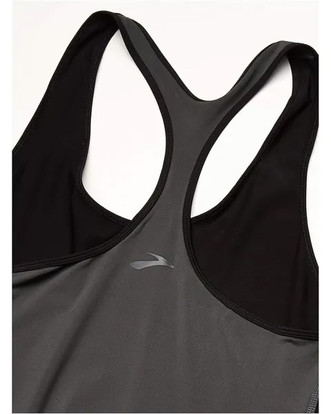 Топ Brooks Pick-Up Tank Top, цвет Black/Asphalt