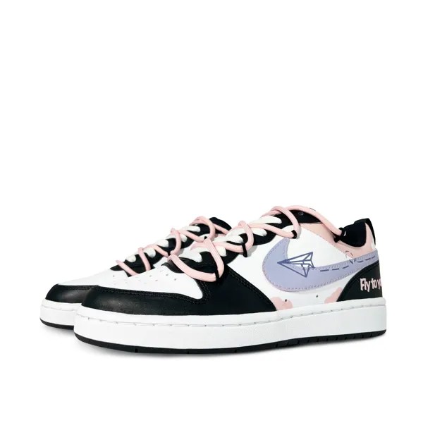 Кроссовки Nike Court Borough Skateboarding Shoes Women's Low-top Purple, красный