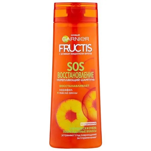 GARNIER Укрепляющий шампунь Fructis SOS Восстановление 400 мл