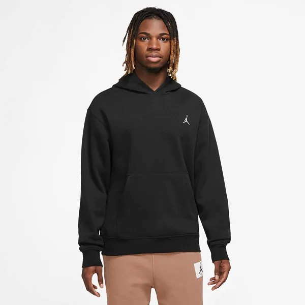 Толстовка M J ESSENTIAL FLEECE HOODY Jordan, цвет Schwarz/Weiß/Schwarz/Weiß
