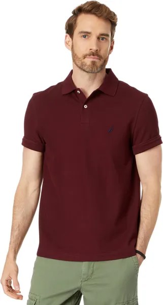 Рубашка-поло Sustainably Crafted Classic Fit Deck Polo Nautica, цвет Royal Burgundy