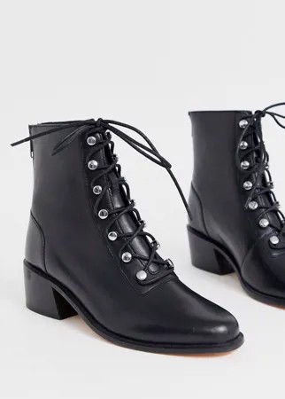 Походные ботинки со шнуровкой Free People eberley-Черный