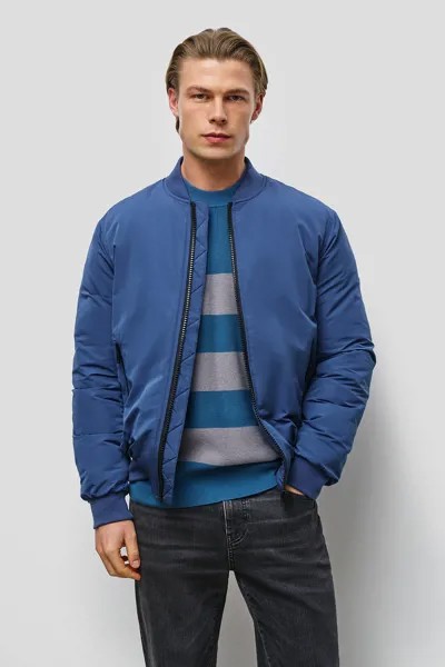 Бомбер мужской Baon B5423004 синий 2XL