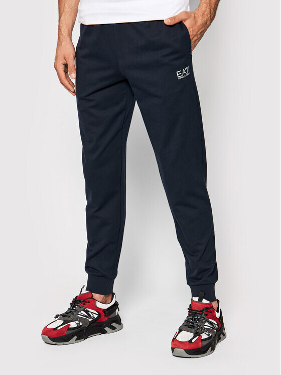 Спортивные брюки узкого кроя Ea7 Emporio Armani, синий