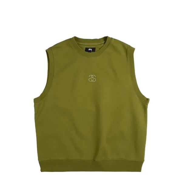 Жилет Link Fleece Vest Stussy, зеленый