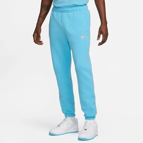 Спортивные клубные флисовые брюки NIKE, цвет aquarius blue
