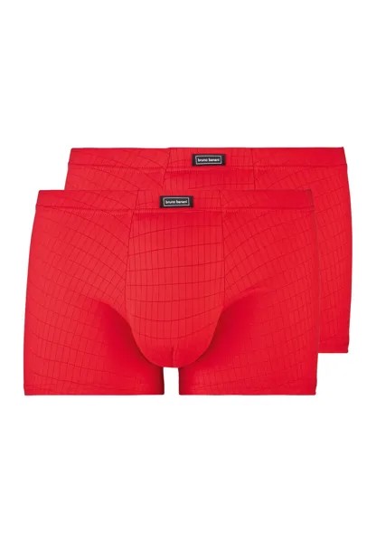 Трусы Bruno Banani Retro Short/Pant Check Line 2.0, цвет Rot Karo