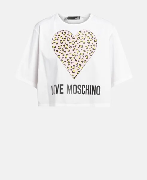 Рубашка блузка Love Moschino, белый