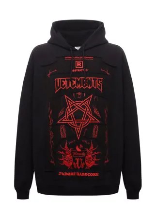 Хлопковое худи VETEMENTS