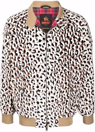 Baracuta куртка с леопардовым принтом из коллаборации с Wacko Maria