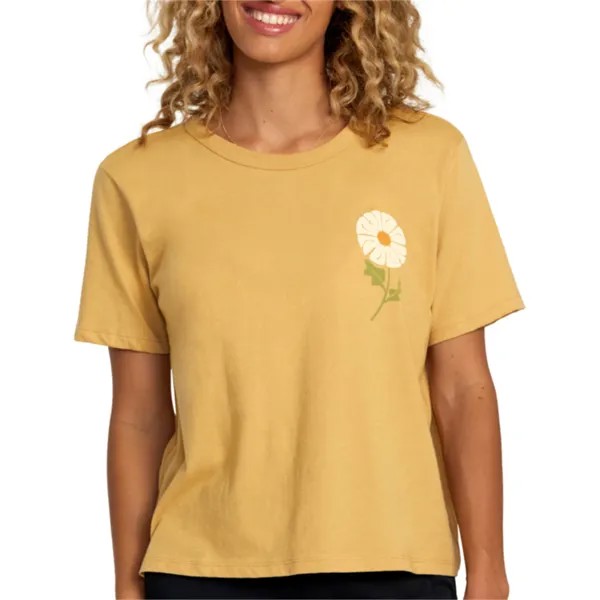 Футболка RVCA Essential Short-Sleeve, цвет Straw