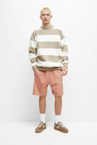 Спортивные шорты-джоггеры-бермуды Pull&Bear, медный