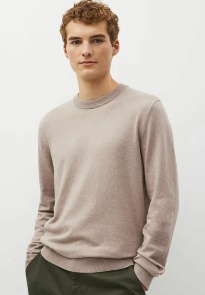 Вязаный свитер CREW NECK Next, цвет camel natural