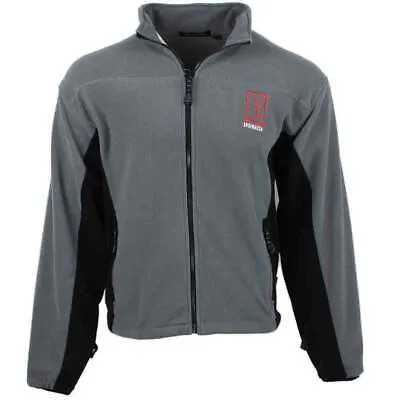 SHOEBACCA Куртка из микрофлиса мужская, размер S, повседневная спортивная верхняя одежда 8097-GY-SB