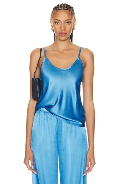 Топ Enza Costa Bias Cami, цвет Pool Blue