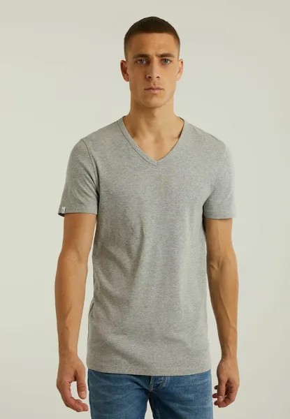Базовая футболка Cave-B CHASIN', цвет light grey