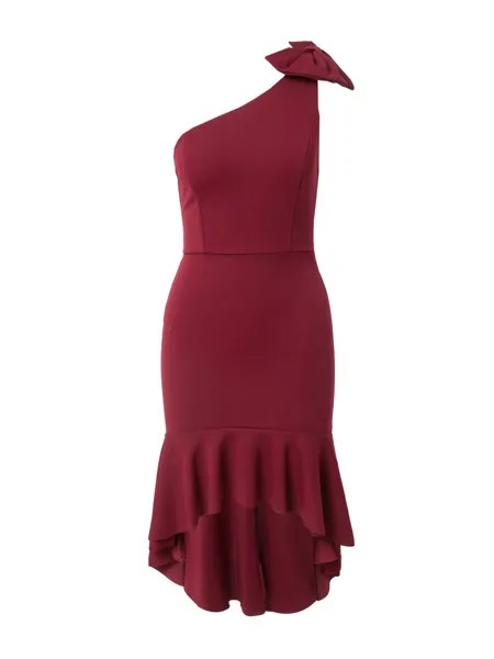 Коктейльное платье Wal G, цвет Wine Red