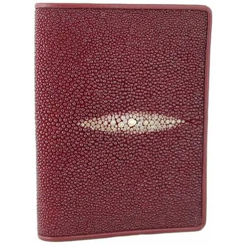 Портмоне Exotic Leather, натуральная кожа, отделение для карт, бордовый