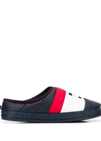 Tommy Hilfiger шлепанцы в стиле колор-блок