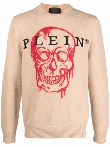 Philipp Plein джемпер LS Skull вязки интарсия