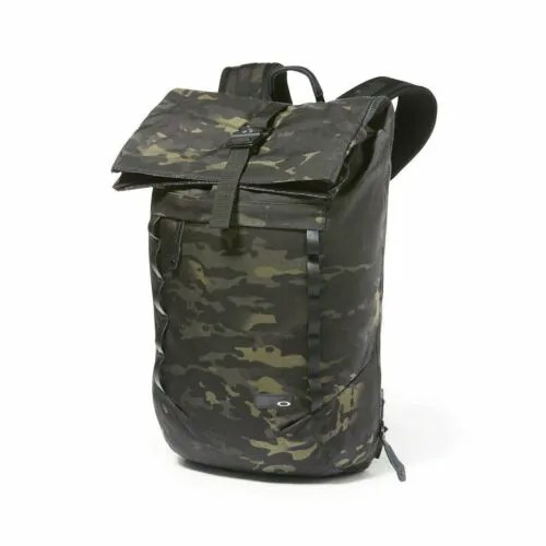 [92968P-02L] Мужская сумка Oakley Voyage 23L Roll Top MC — черный мульти-камуфляж