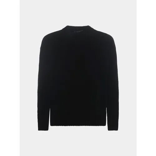 Свитер BONSAI Knit Cinille Crewneck Sweater, размер XL, черный