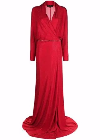 Jenny Packham платье Happy с бисером и драпировкой