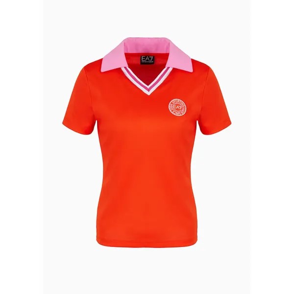 Поло EA7 EMPORIO ARMANI 3DTF09_TJLDZ, оранжевый