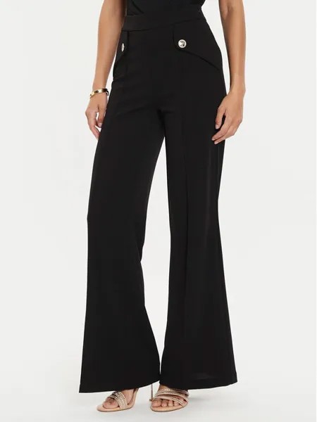 Брюки из ткани regular fit Rinascimento, черный