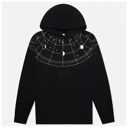 Мужская толстовка Marcelo Burlon Semi Astral Regular Hoodie чёрный , Размер S