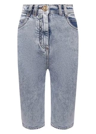 Джинсовые шорты Balmain