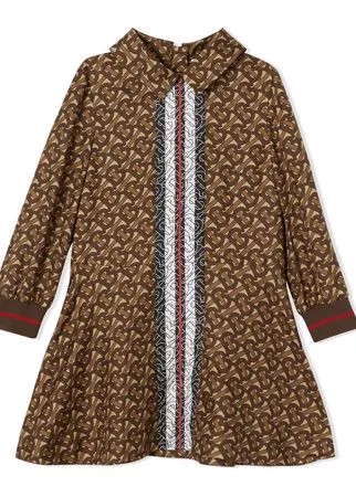 Burberry Kids платье с монограммой