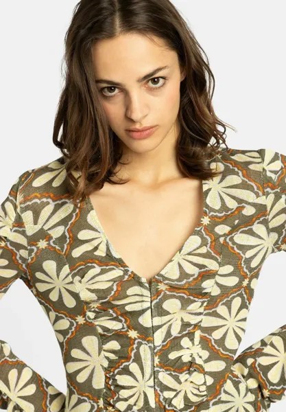 Блуза THE MEADOW Free People, зеленый