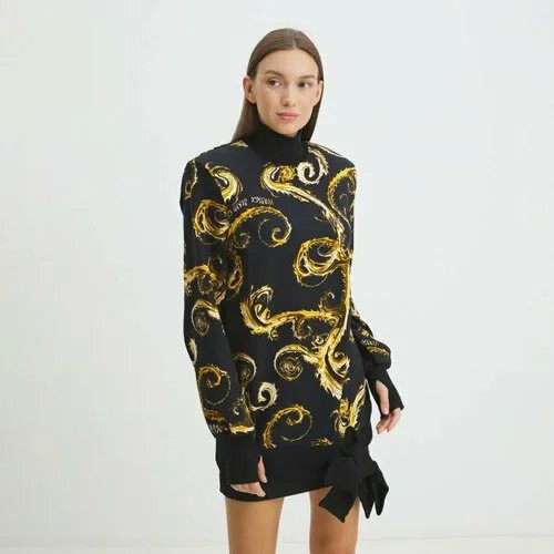 Свитер Versace Jeans Couture, размер 42, черный
