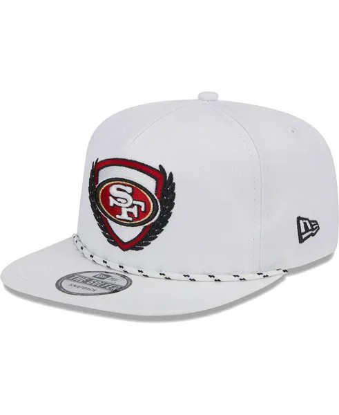 Мужская белая футболка San Francisco 49ers Golfer 9FIFTY Snapback Hat New Era