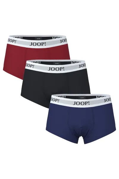 Боксеры с логотипом, 3 пары Joop!, красный