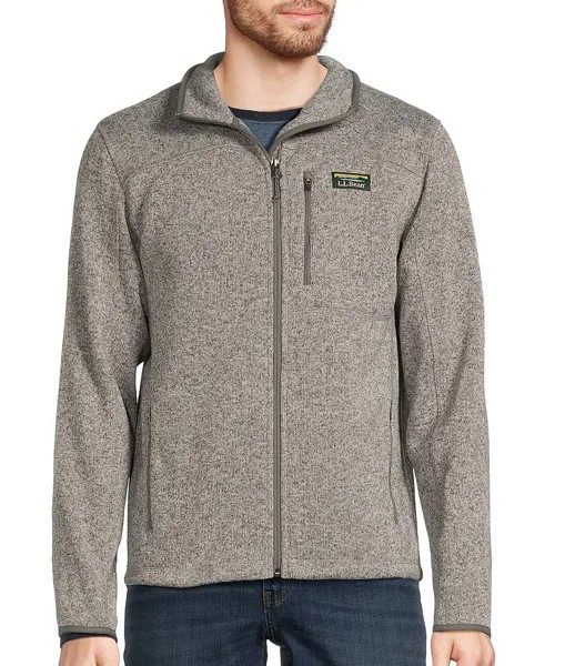 Флисовая куртка L.L.Bean с молнией во всю длину, зеленый