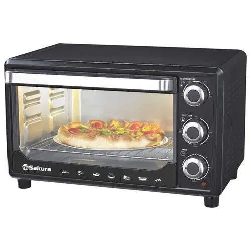 Мини-печь Sakura SA-7002BP, черный