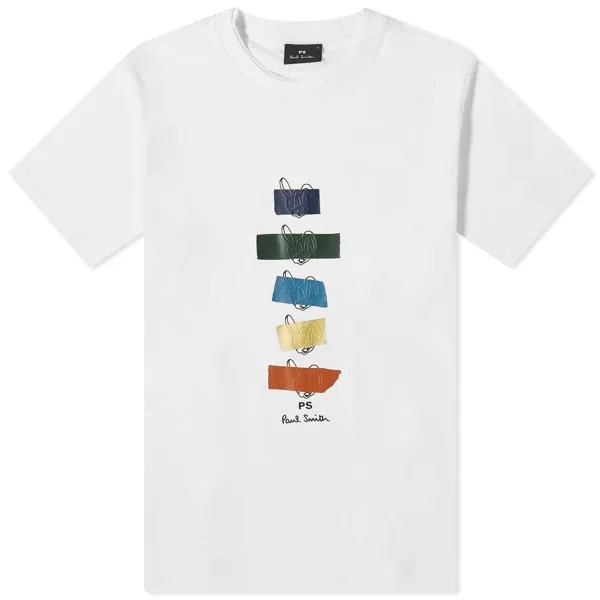 Футболка Paul Smith Taped Rabbits, белый
