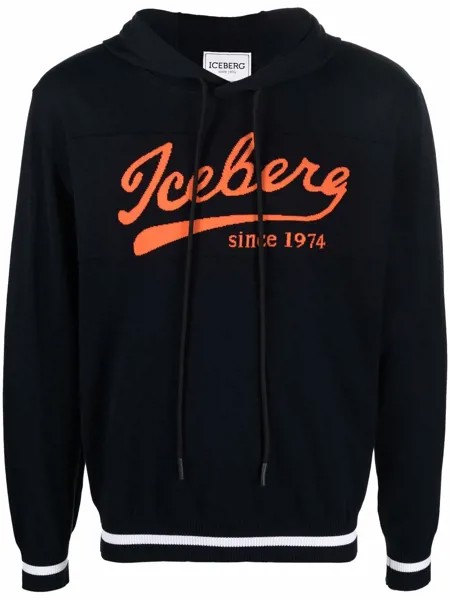 Iceberg Since 1974 cotton hoodie