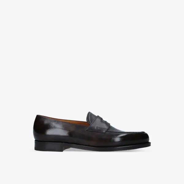 Кожаные лоферы Lopez John Lobb, коричневый