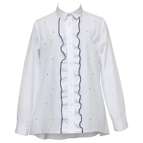 Блузка школьная для девочки (Размер: 128), арт. 1S-108, цвет