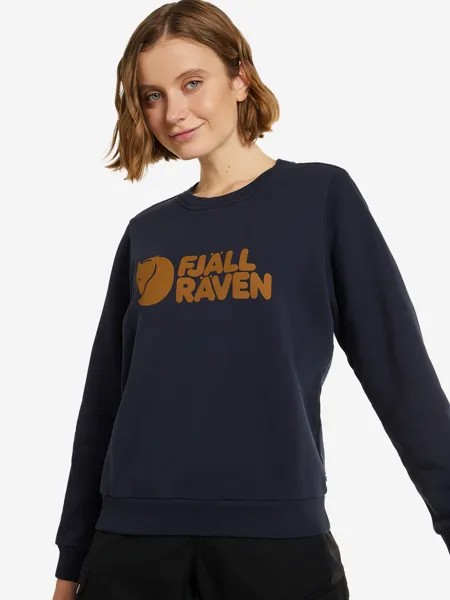 Свитшот женский Fjallraven Logo, Синий